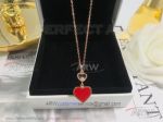 AAA Copy Chopard Happy Hearts Rose Gold Necklace 